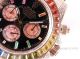 Swiss Replica Rolex Rainbow Daytona 7750 904L Watch Rose Gold Black Dial (3)_th.jpg